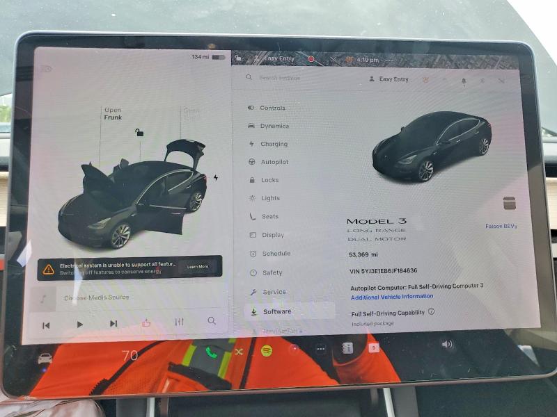 56734446 :رقم المزاد ، 5YJ3E1EB6JF184636 vin ، 2018 Tesla Model 3 مزاد بيع