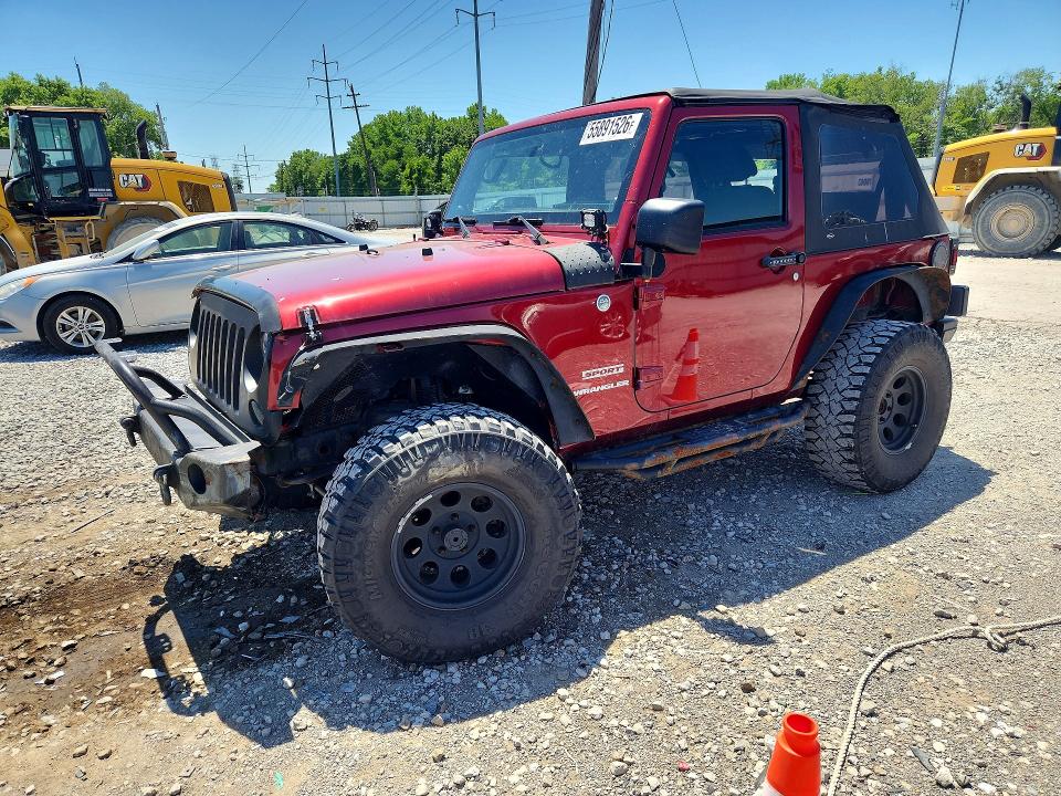 Продаж на аукціоні авто 2013 Jeep Wrangler, vin: 1C4AJWAG1DL581495, номер лоту: 55891526