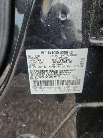 2013 Ford Edge მანქანა იყიდება აუქციონზე, vin: 2FMDK3JC9DBC44431, აუქციონის ნომერი: 58894186