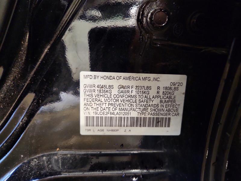 Продаж на аукціоні авто 2020 Acura Ilx, vin: 19UDE2F84LA012051, номер лоту: 59110146