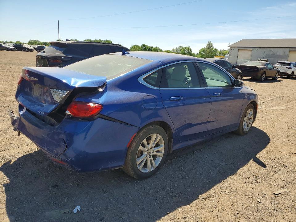 55137096 :رقم المزاد ، 1C3CCCABXFN624359 vin ، 2015 Chrysler 200 مزاد بيع