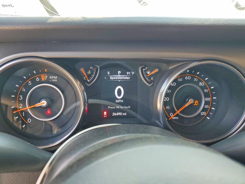 2022 Jeep Gladiator მანქანა იყიდება აუქციონზე, vin: 1C6HJTAG1NL165615, აუქციონის ნომერი: 58707626