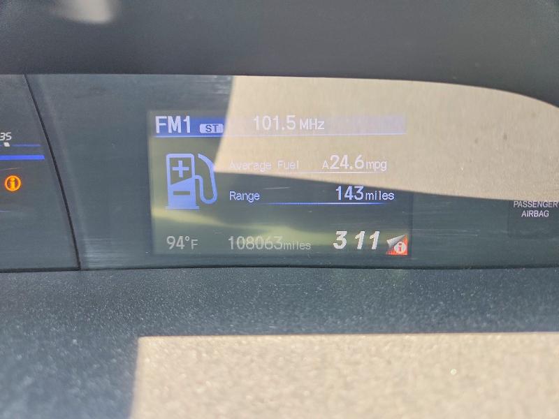 57631936 :رقم المزاد ، 2HGFG3B85CH543159 vin ، 2012 Honda Civic مزاد بيع