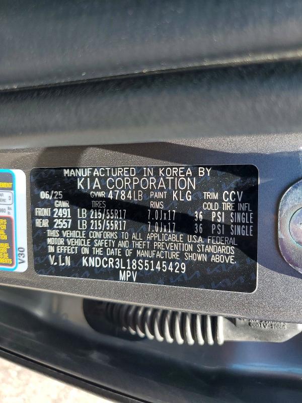 Aukcja sprzedaży 2025 Kia Niro Ev, vin: KNDCR3L18S5145429, numer aukcji: 58603416