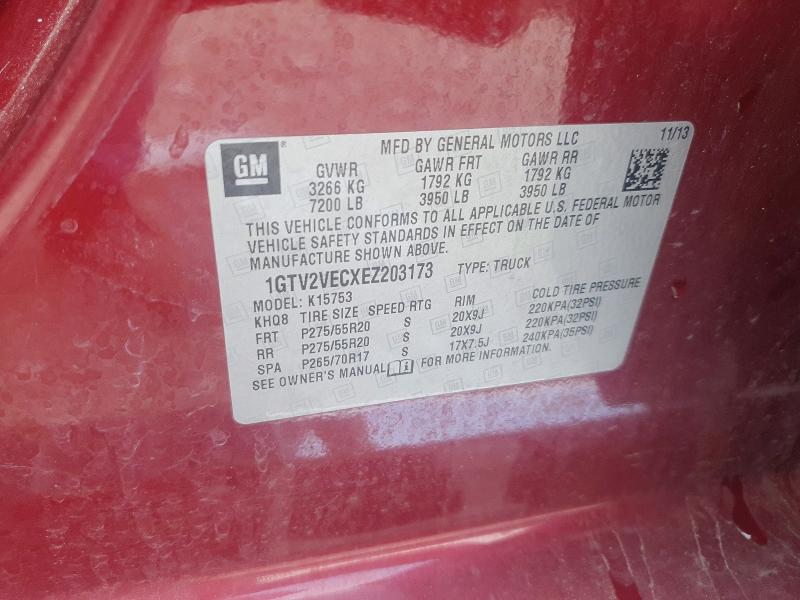 Aukcja sprzedaży 2014 Gmc Sierra, vin: 1GTV2VECXEZ203173, numer aukcji: 56652926