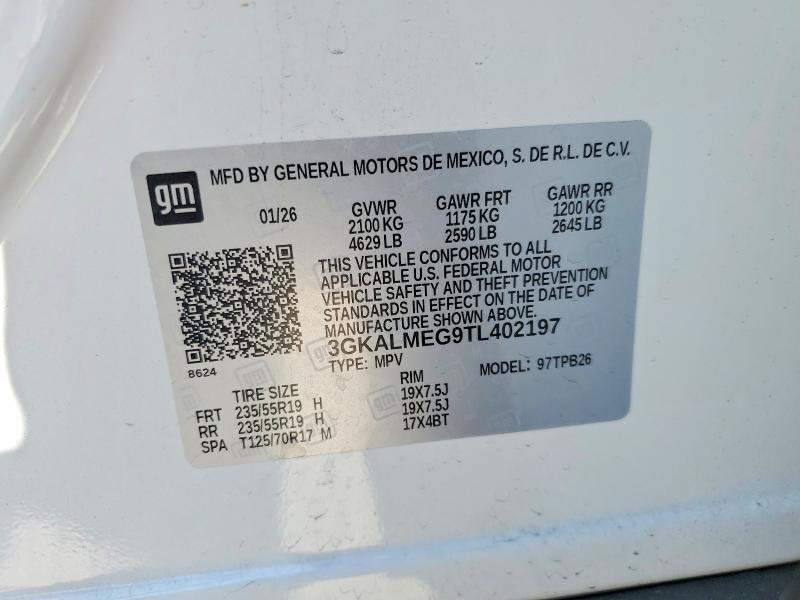 Продажа на аукционе авто 2026 Gmc Terrain, vin: 3GKALMEG9TL402197, номер лота: 56174506