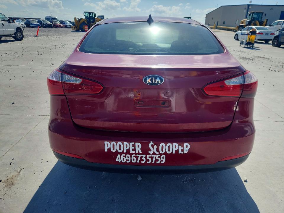 2016 Kia Forte მანქანა იყიდება აუქციონზე, vin: KNAFK4A67G5467358, აუქციონის ნომერი: 55740146