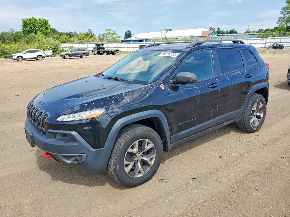 2017 Jeep Cherokee მანქანა იყიდება აუქციონზე, vin: 1C4PJMBS2HW605938, აუქციონის ნომერი: 56576066