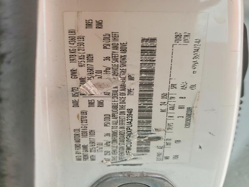 Продажа на аукционе авто 2023 Ford Escape, vin: 1FMCU0GNXPUA23948, номер лота: 56692946