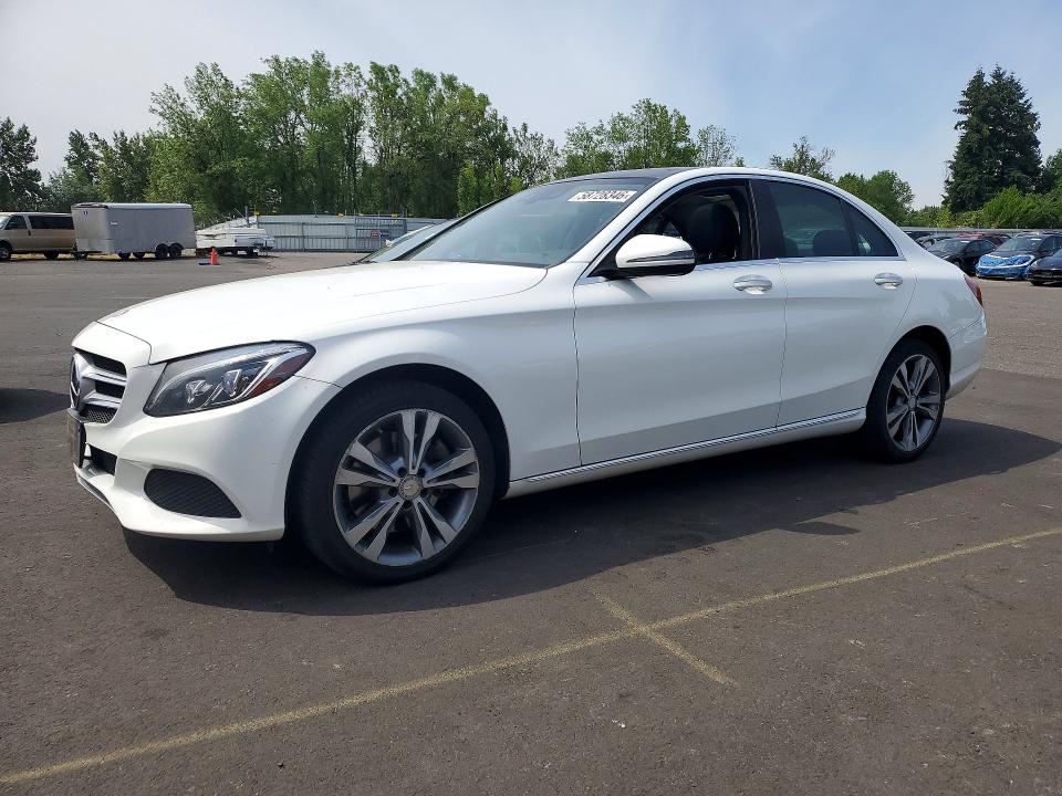 58728346 :رقم المزاد ، 55SWF4KB6HU189392 vin ، 2017 Mercedes-benz C300 Sadan 4 Door مزاد بيع