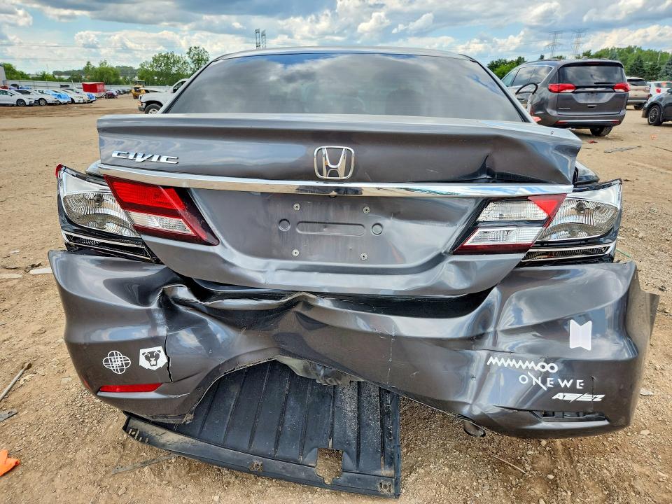 2013 Honda Civic მანქანა იყიდება აუქციონზე, vin: 19XFB2F54DE052568, აუქციონის ნომერი: 58192626