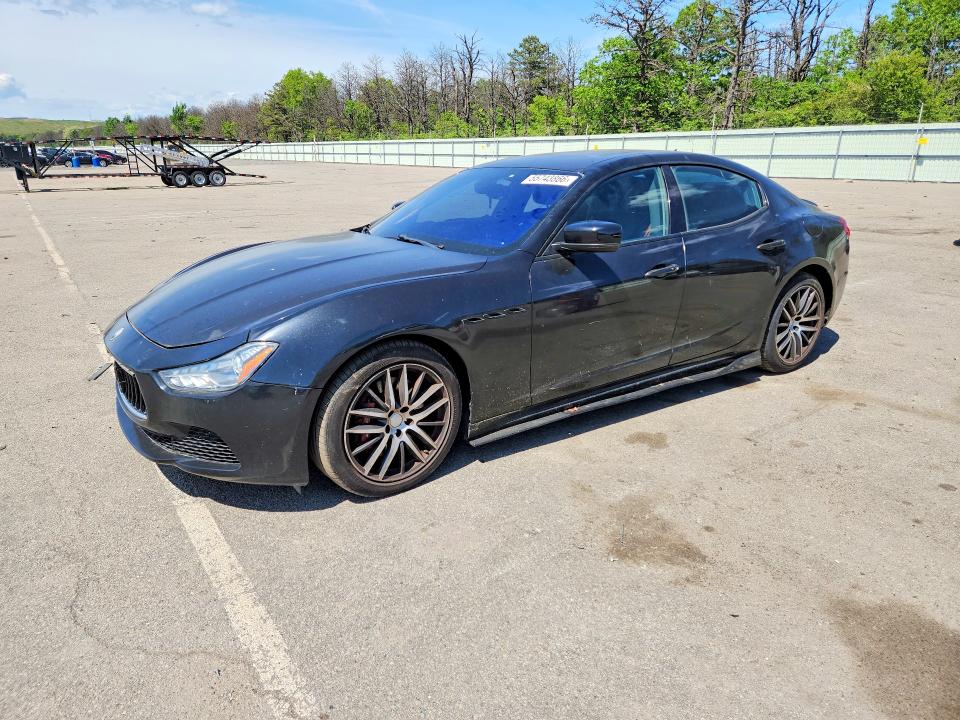 2015 Maserati Ghibli მანქანა იყიდება აუქციონზე, vin: ZAM57XSA3F1162137, აუქციონის ნომერი: 55743866