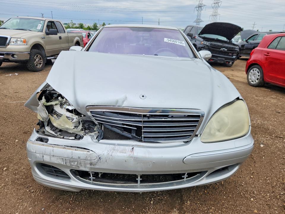 2003 Mercedes-benz S მანქანა იყიდება აუქციონზე, vin: WDBNG83J53A349138, აუქციონის ნომერი: 54560146