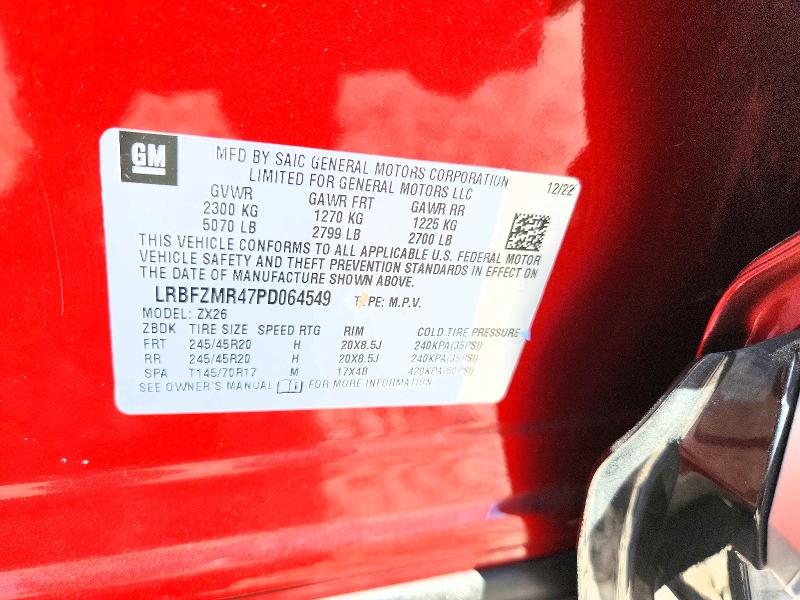 Aukcja sprzedaży 2023 Buick Envision, vin: LRBFZMR47PD064549, numer aukcji: 58111946