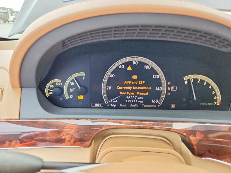 55501206 :رقم المزاد ، WDDNG86X28A203598 vin ، 2008 Mercedes-benz S مزاد بيع