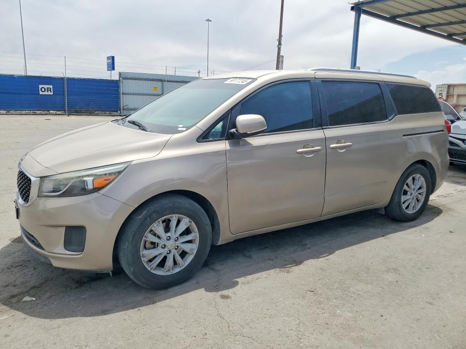 56177246 :رقم المزاد ، KNDMB5C19F6080367 vin ، 2015 Kia Sedona مزاد بيع