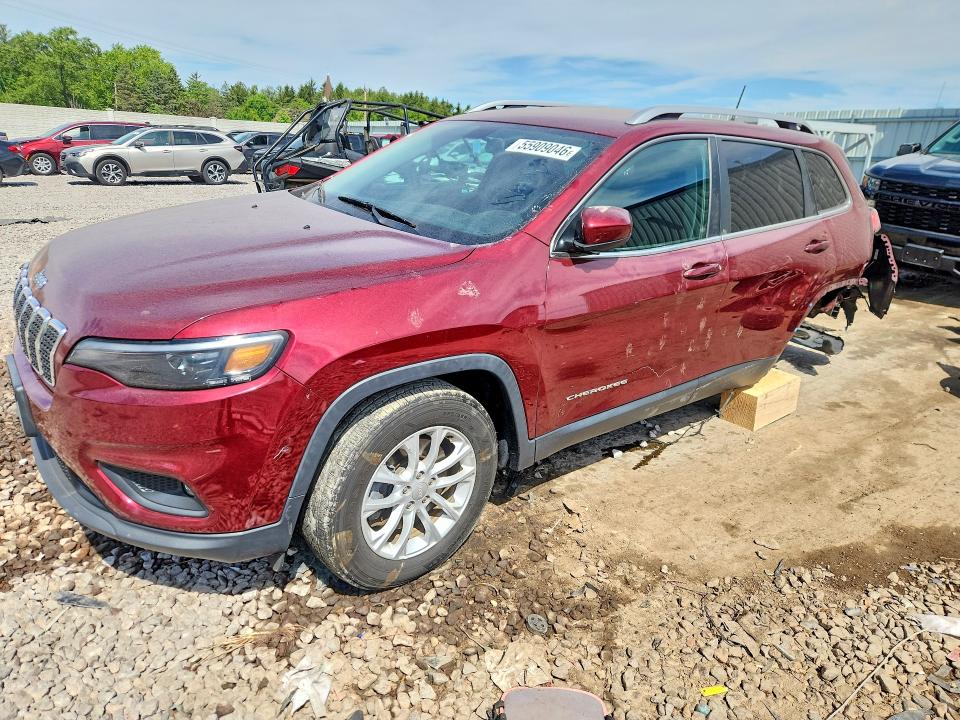 Продажа на аукционе авто 2019 Jeep Cherokee, vin: 1C4PJMCB8KD452192, номер лота: 55909046