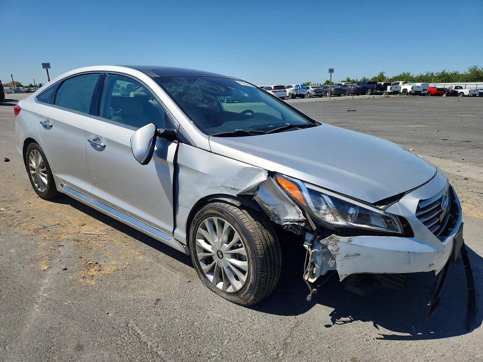 2015 Hyundai Sonata მანქანა იყიდება აუქციონზე, vin: 5NPE34AF2FH102676, აუქციონის ნომერი: 55050956
