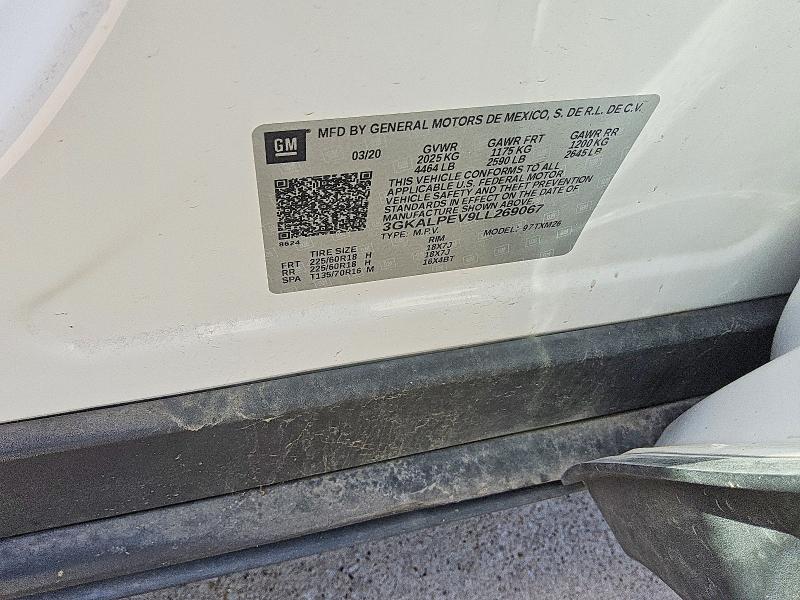 Продажа на аукционе авто 2020 Gmc Terrain, vin: 3GKALPEV9LL269067, номер лота: 58901636