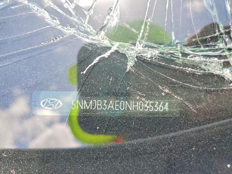 2022 Hyundai Tucson მანქანა იყიდება აუქციონზე, vin: 5NMJB3AE0NH035364, აუქციონის ნომერი: 58956606