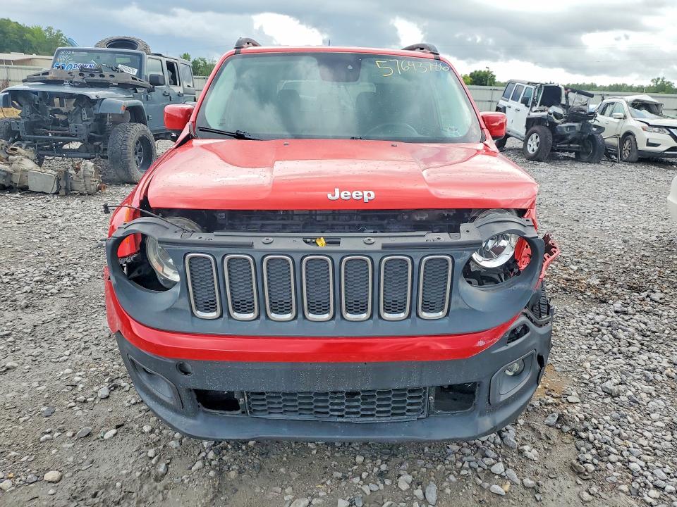 2016 Jeep Renegade მანქანა იყიდება აუქციონზე, vin: ZACCJABT6GPD64161, აუქციონის ნომერი: 57643786