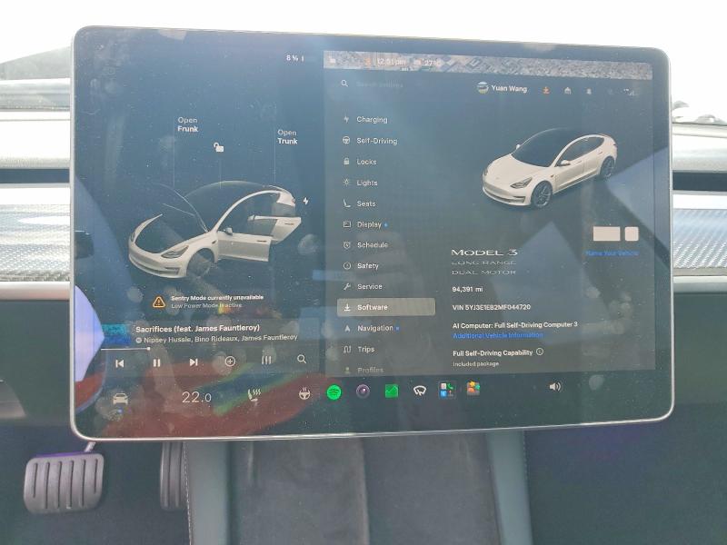 Продаж на аукціоні авто 2021 Tesla Model 3, vin: 5YJ3E1EB2MF044720, номер лоту: 59007946