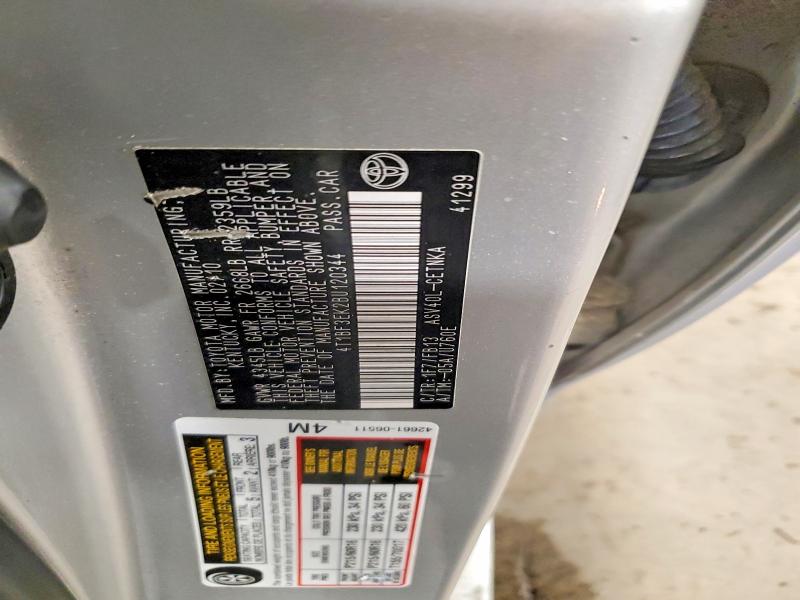 55371906 :رقم المزاد ، 4T1BF3EK2BU120344 vin ، 2011 Toyota Camry مزاد بيع