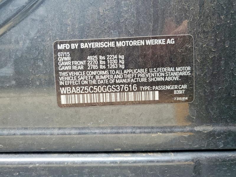 Продаж на аукціоні авто 2016 Bmw 328, vin: WBA8Z5C50GGS37616, номер лоту: 56628006