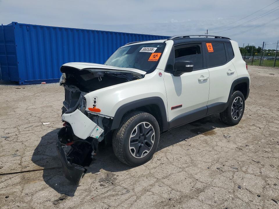 2015 Jeep Renegade მანქანა იყიდება აუქციონზე, vin: ZACCJBCTXFPB27563, აუქციონის ნომერი: 58605306