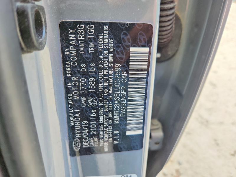 Продажа на аукционе авто 2020 Hyundai Venue, vin: KMHRC8A35LU032599, номер лота: 59152796