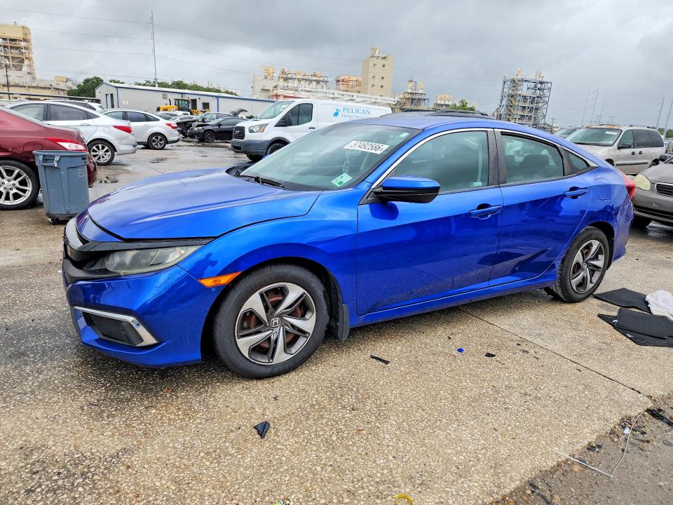 57492586 :رقم المزاد ، 19XFC2F60KE007226 vin ، 2019 Honda Civic مزاد بيع