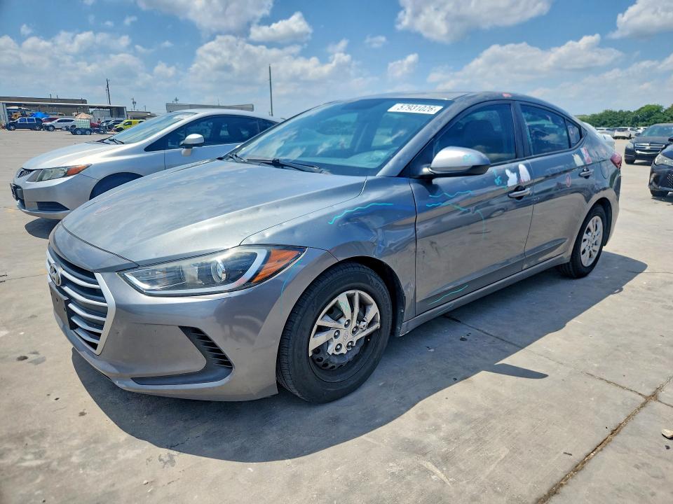 2017 Hyundai Elantra მანქანა იყიდება აუქციონზე, vin: KMHD74LF6HU397105, აუქციონის ნომერი: 57931026