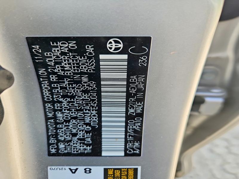 Продаж на аукціоні авто 2025 Toyota Corolla Hybrid, vin: JTDBCMFE4SJ041349, номер лоту: 55582296