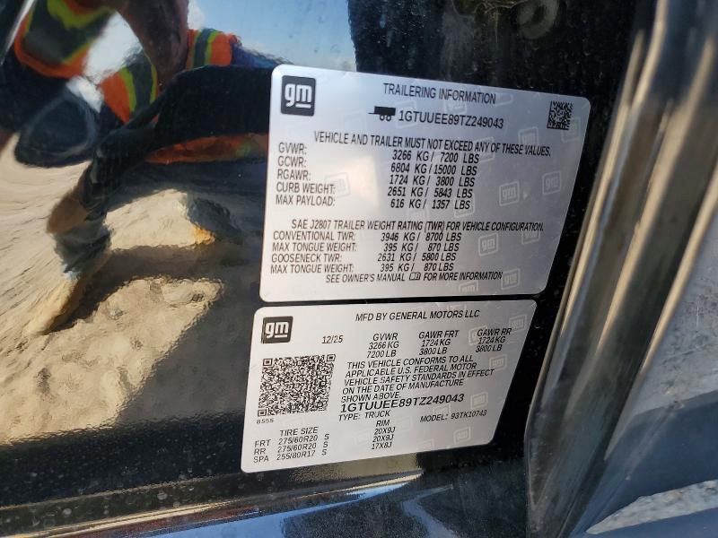 Aukcja sprzedaży 2026 Gmc Sierra, vin: 1GTUUEE89TZ249043, numer aukcji: 58895316