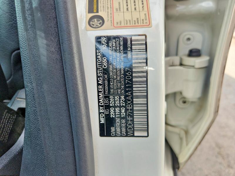 56787226 :رقم المزاد ، WDDHF7HBXAA117067 vin ، 2010 Mercedes-benz E مزاد بيع