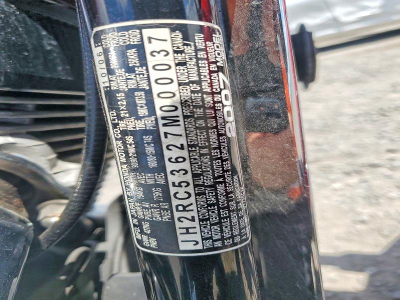 Aukcja sprzedaży 2007 Honda Vt750, vin: JH2RC53627M000037, numer aukcji: 55712946