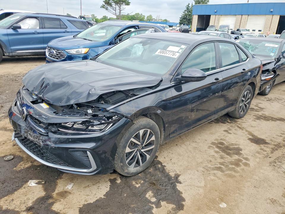 Auction sale of the 2025 Volkswagen Jetta, vin: 3VW5X7BU1SM018871, lot number: 58657776