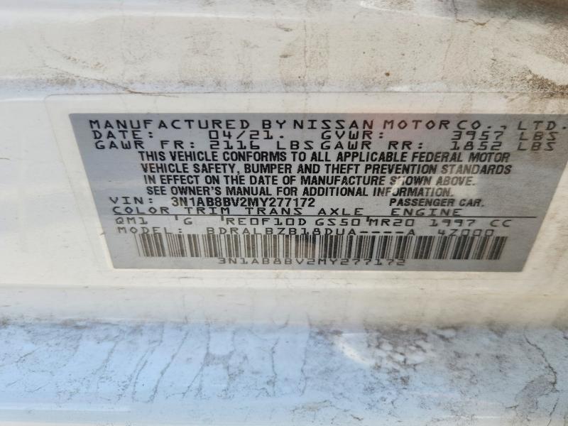 Продажа на аукционе авто 2021 Nissan Sentra, vin: 3N1AB8BV2MY277172, номер лота: 55130186