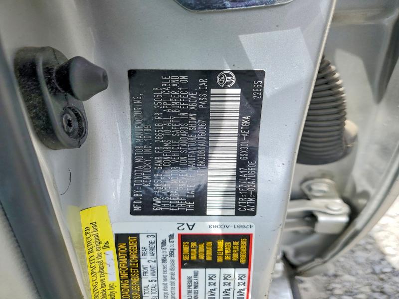 Aukcja sprzedaży 2010 Toyota Avalon, vin: 4T1BK3DBXAU360267, numer aukcji: 57341026