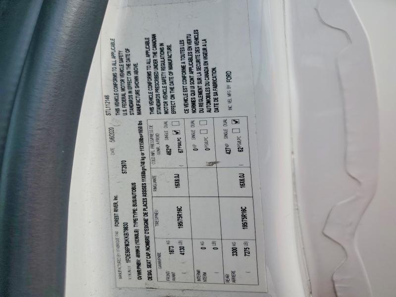 Aukcja sprzedaży 2019 Ford Transit, vin: 1FDES6PM3KKB79830, numer aukcji: 55600256