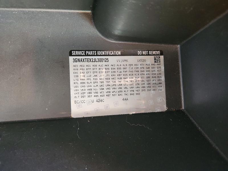 55619766 :رقم المزاد ، 3GNAXTEX2JL300125 vin ، 2018 Chevrolet Equinox مزاد بيع