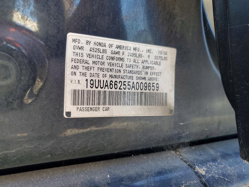 Aukcja sprzedaży 2005 Acura Tl, vin: 19UUA66255A009659, numer aukcji: 56949736