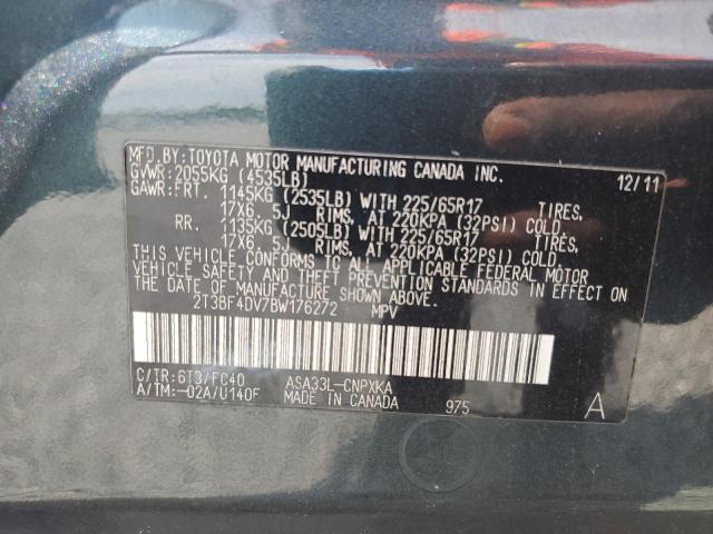 Продаж на аукціоні авто 2011 Toyota Rav4, vin: 2T3BF4DV7BW176272, номер лоту: 56446696