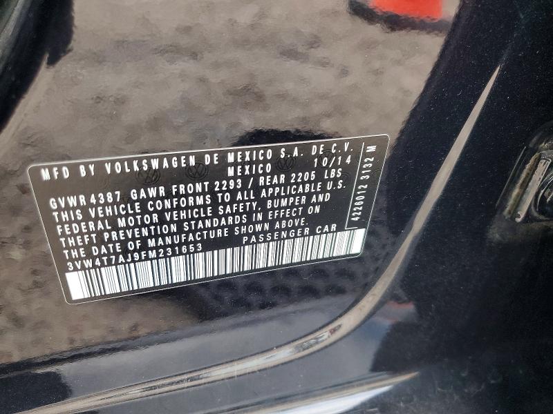 Продаж на аукціоні авто 2015 Volkswagen Jetta, vin: 3VW4T7AJ9FM231653, номер лоту: 55816456