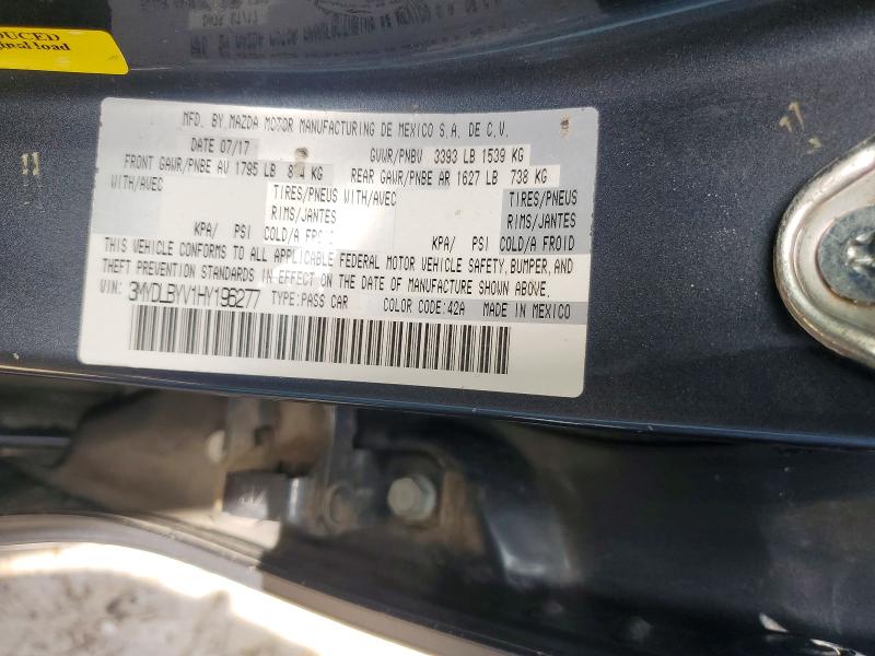 Продаж на аукціоні авто 2017 Toyota Yaris Ia, vin: 3MYDLBYV1HY196277, номер лоту: 55413006