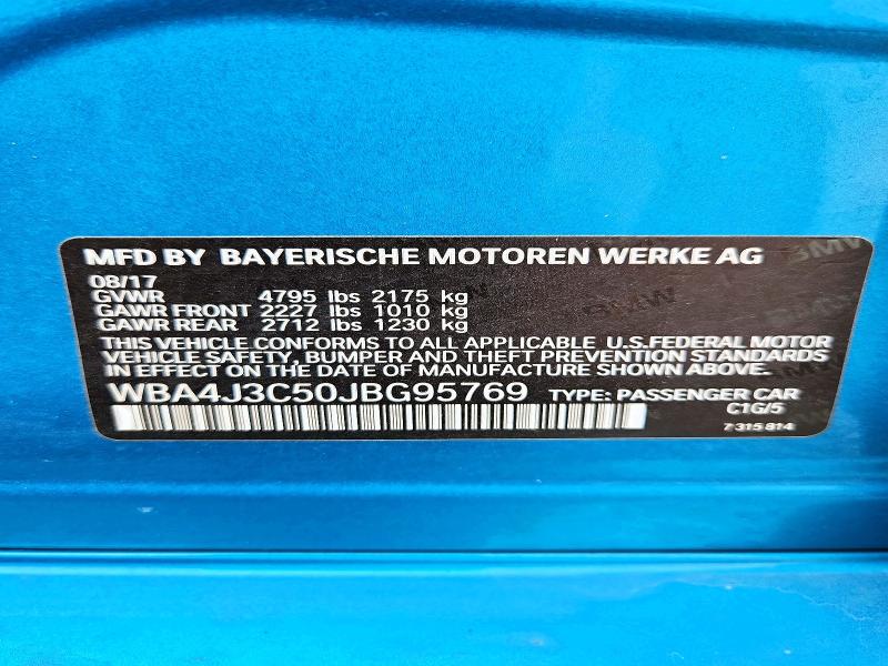 Auction sale of the 2018 Bmw 430xi, vin: WBA4J3C50JBG95769, lot number: 58482536