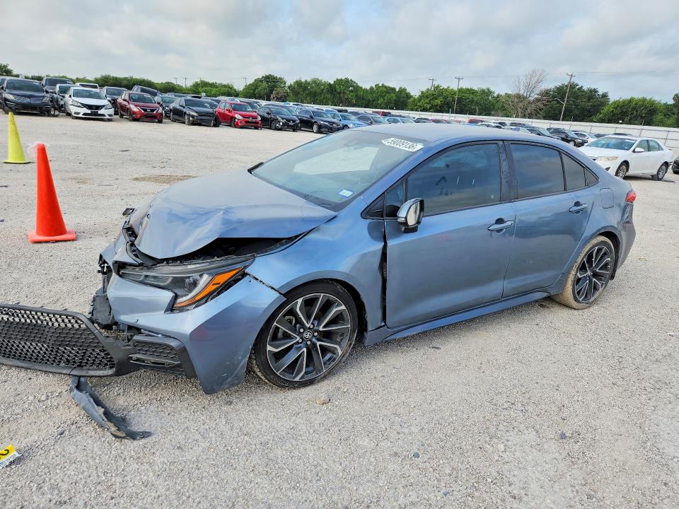59009136 :رقم المزاد ، JTDS4MCE2MJ061944 vin ، 2021 Toyota Corolla مزاد بيع
