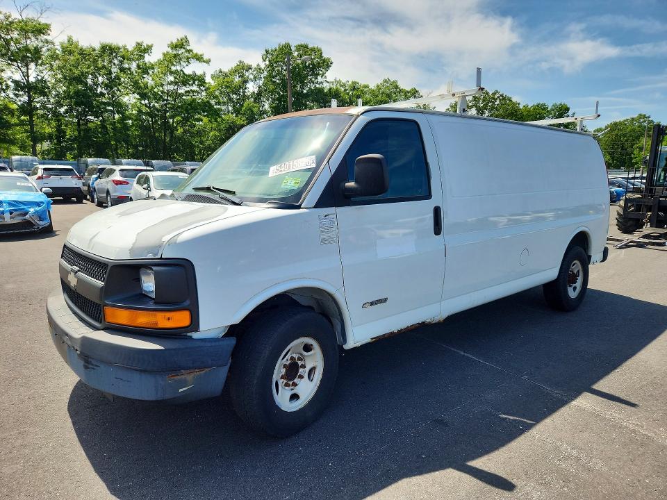 2004 Chevrolet Express G3500 მანქანა იყიდება აუქციონზე, vin: 1GCHG39U741150399, აუქციონის ნომერი: 54015826