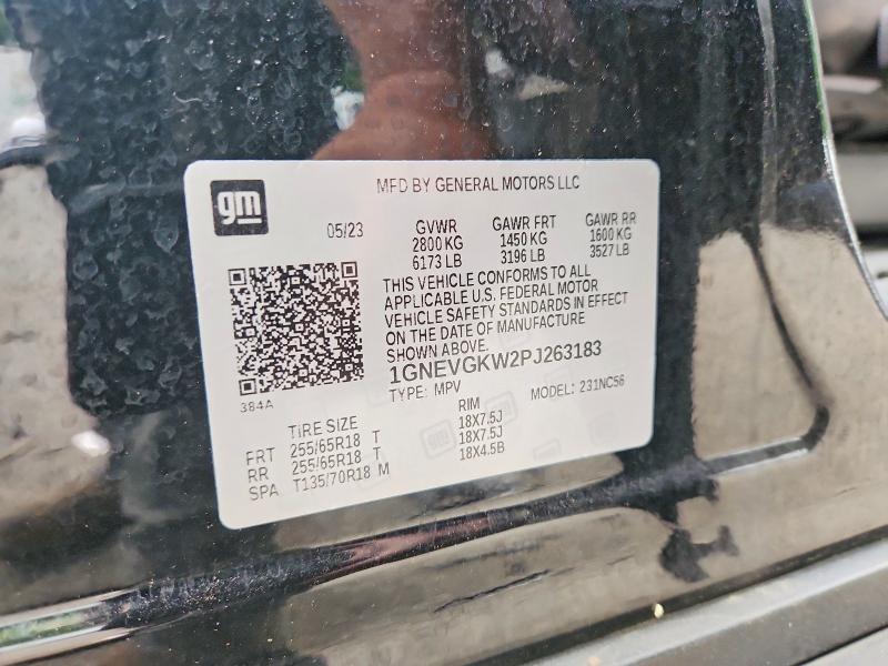 Aukcja sprzedaży 2023 Chevrolet Traverse, vin: 1GNEVGKW2PJ263183, numer aukcji: 58275976