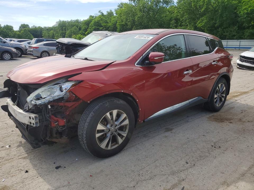 55891626 :رقم المزاد ، 5N1AZ2MH6FN223351 vin ، 2015 Nissan Murano مزاد بيع